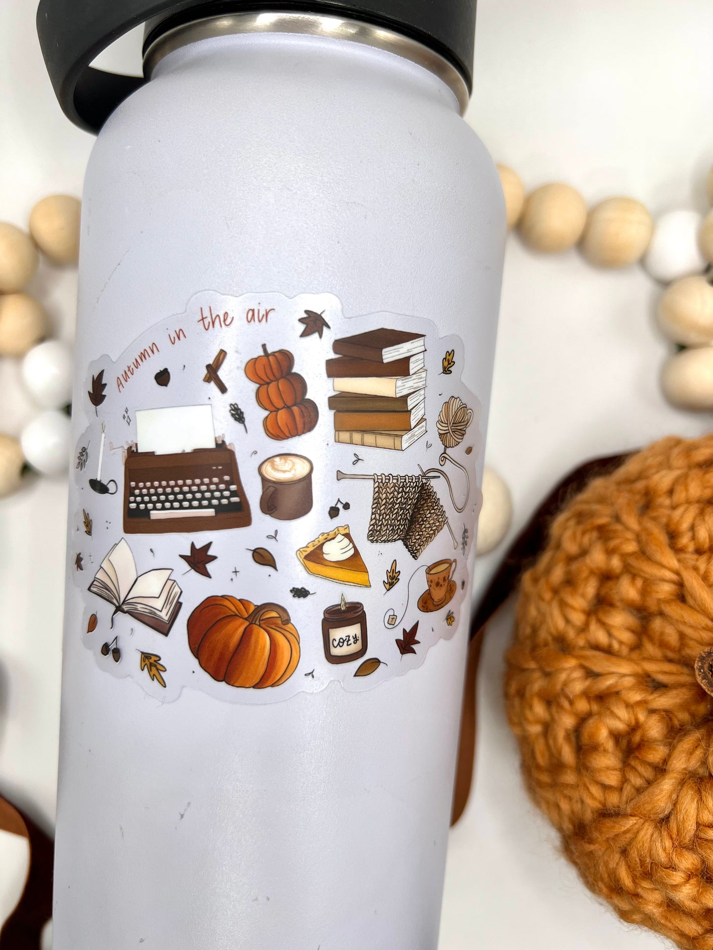 Autumn Favorites Sticker, 4x2.87in
