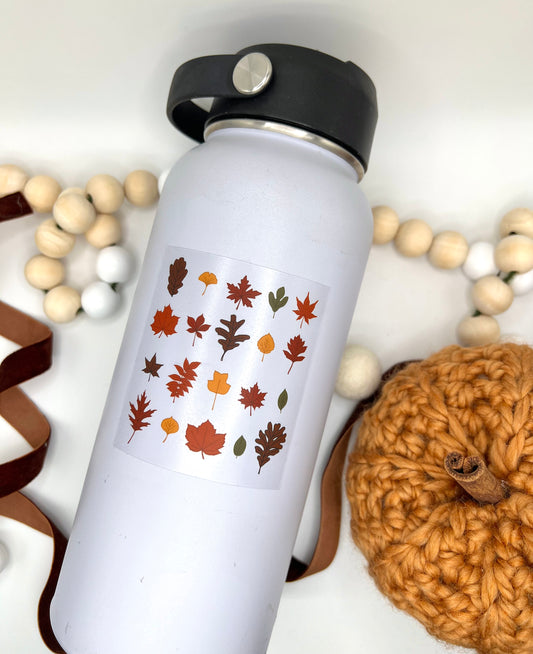 Autumn Leaves Sticker, 2.75x3in