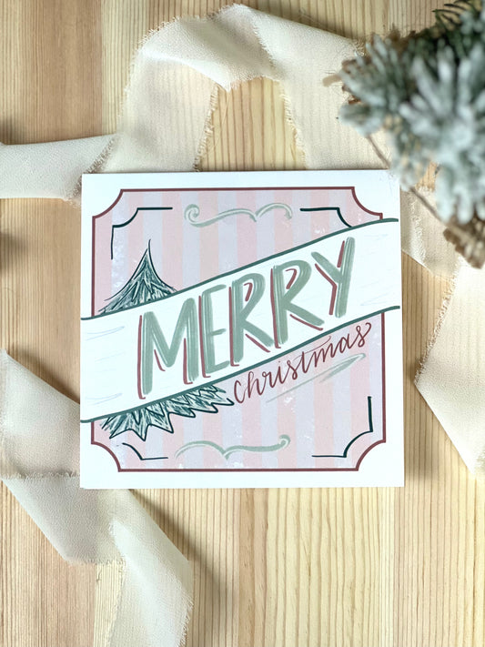 Merry Christmas Greeting Card