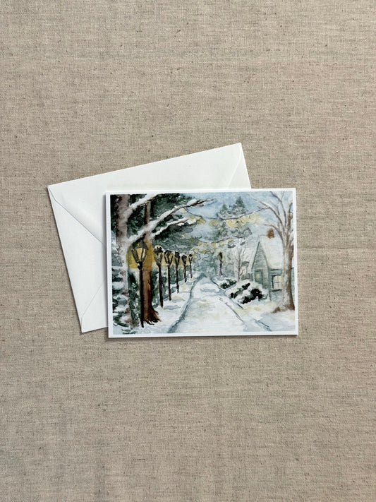 Fresh Fallen Snow Greeting Card