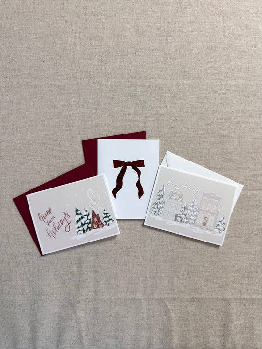 "Cozy Holiday" Greeting Card Bundle