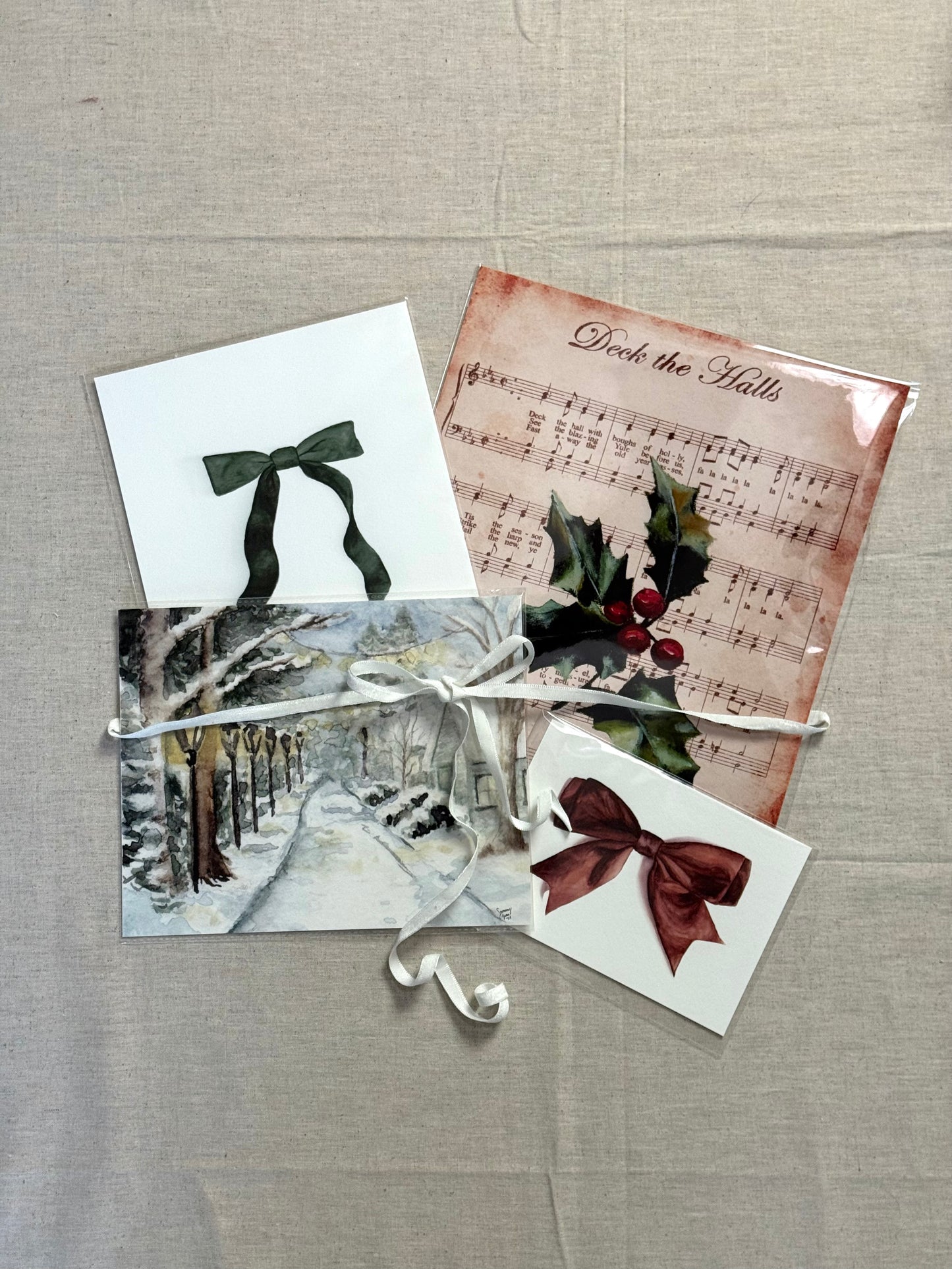 "Nostalgic Christmas" Print Gift Set