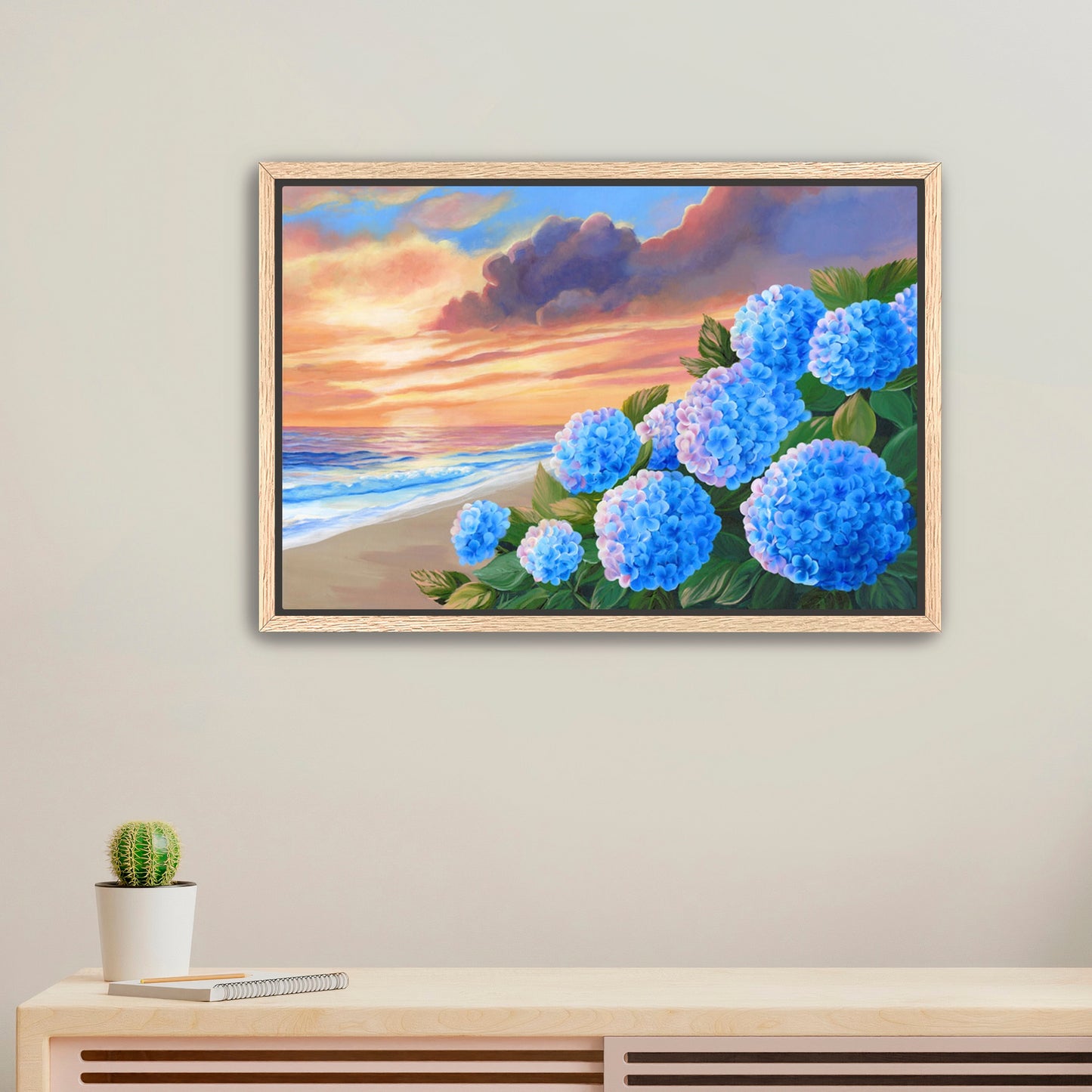 "Even Now" - Framed Canvas Print