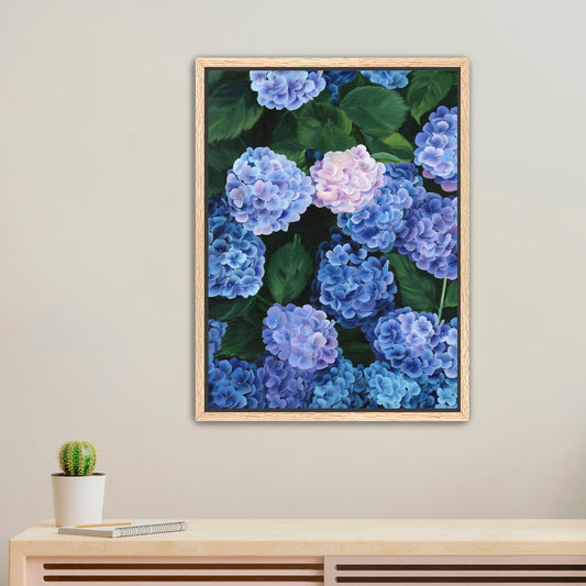 "After the Light Listened" - Framed Canvas Print