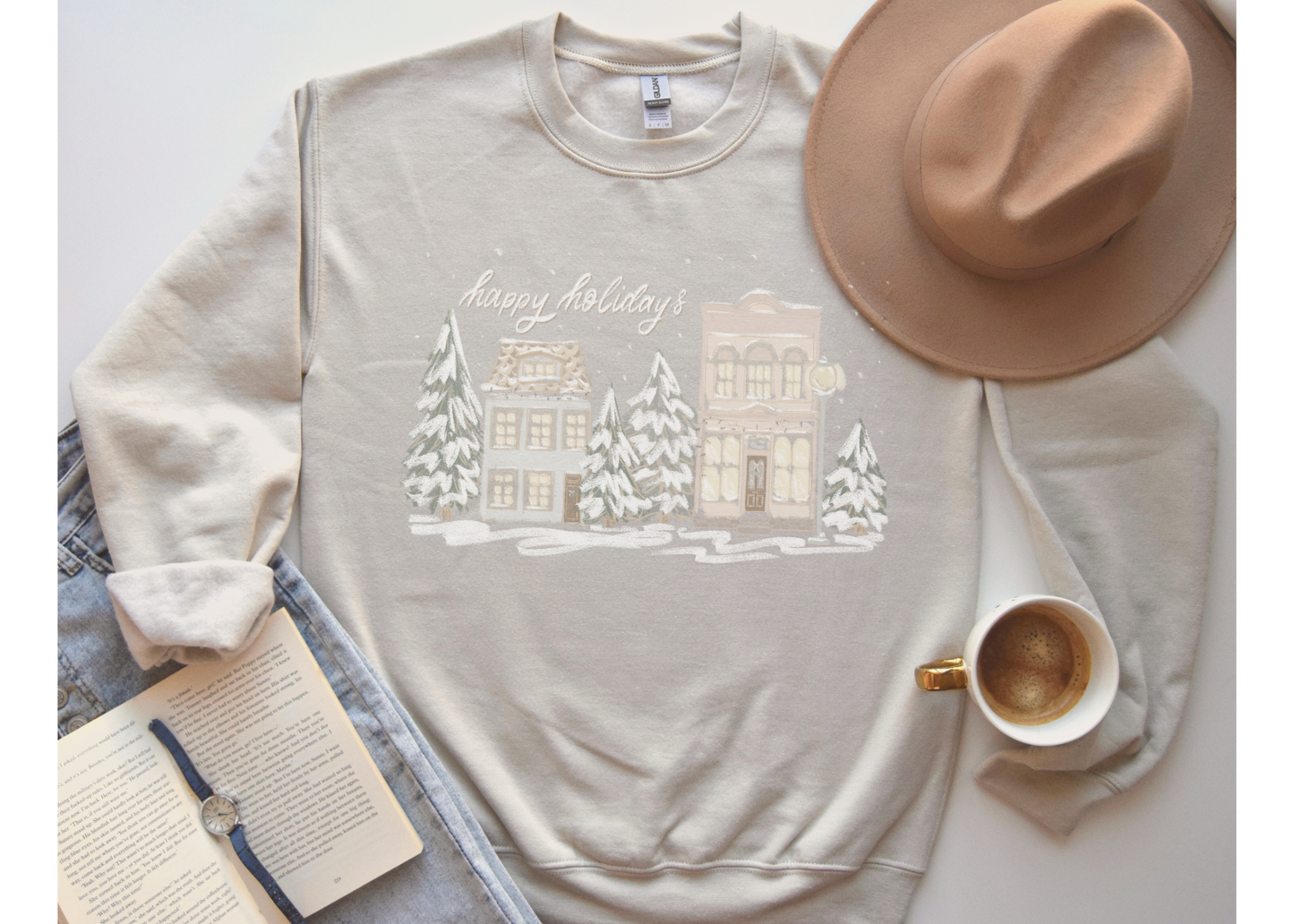 Cozy Christmas Town Sweatshirt
