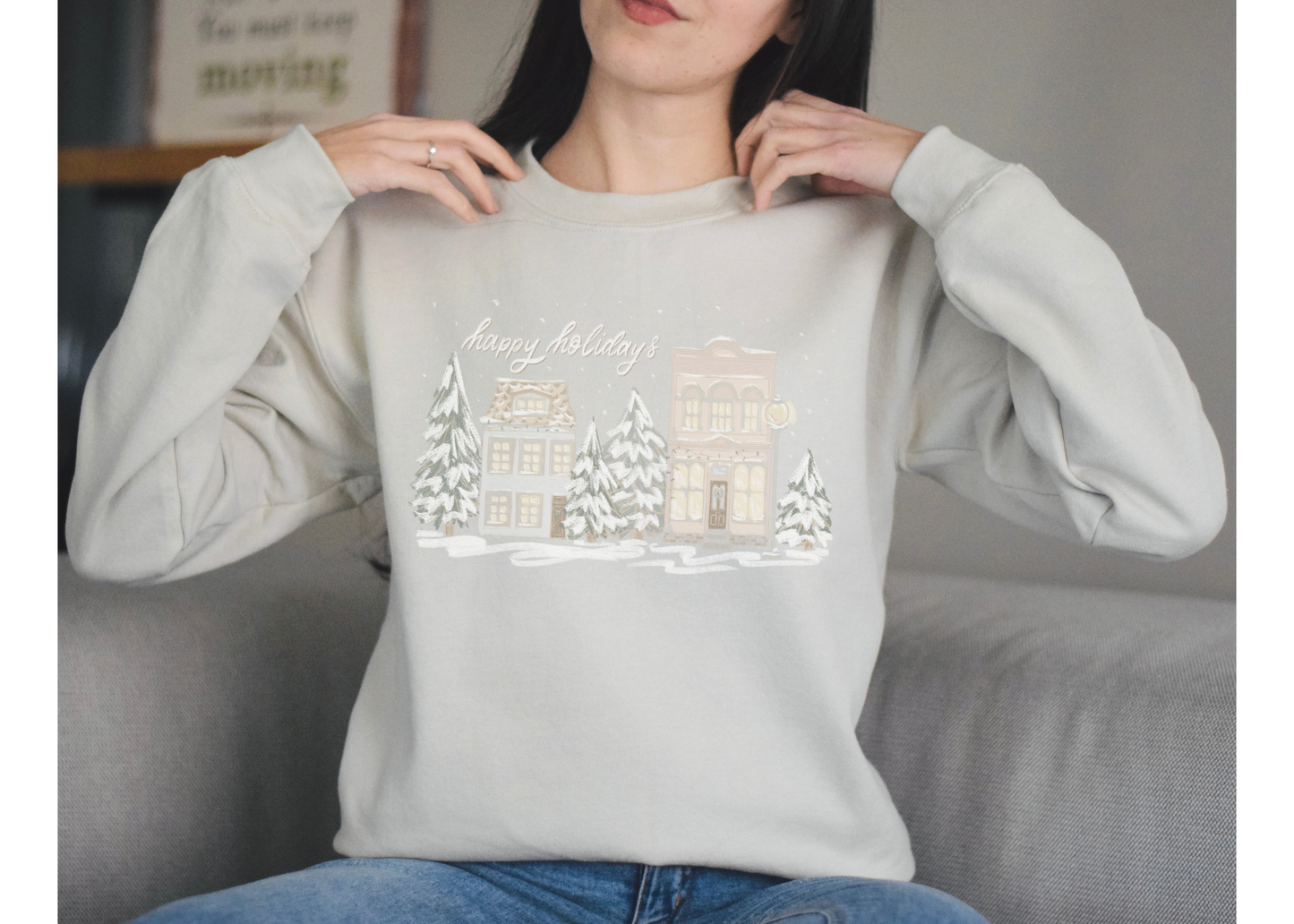 Cozy Christmas Town Sweatshirt