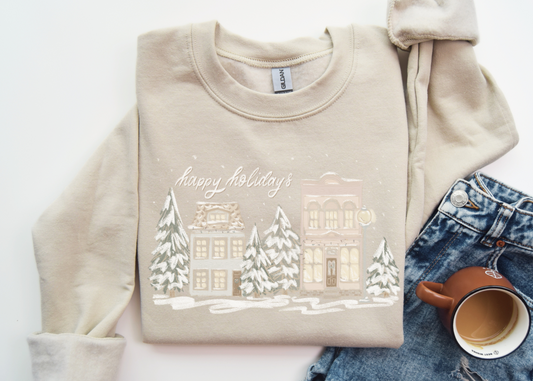 Cozy Christmas Town Sweatshirt