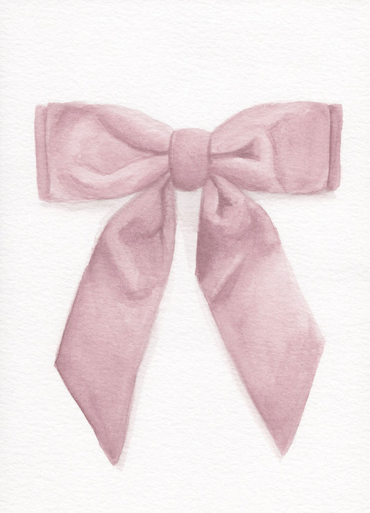 "Cashmere" | 5inx7in Original Bow Painting