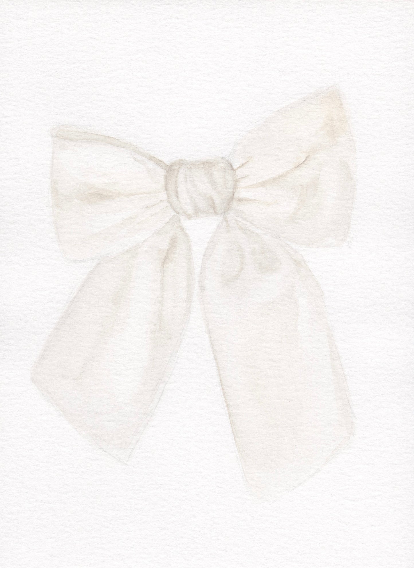 "Ghostly Scene" | 5inx7in Original Bow Painting