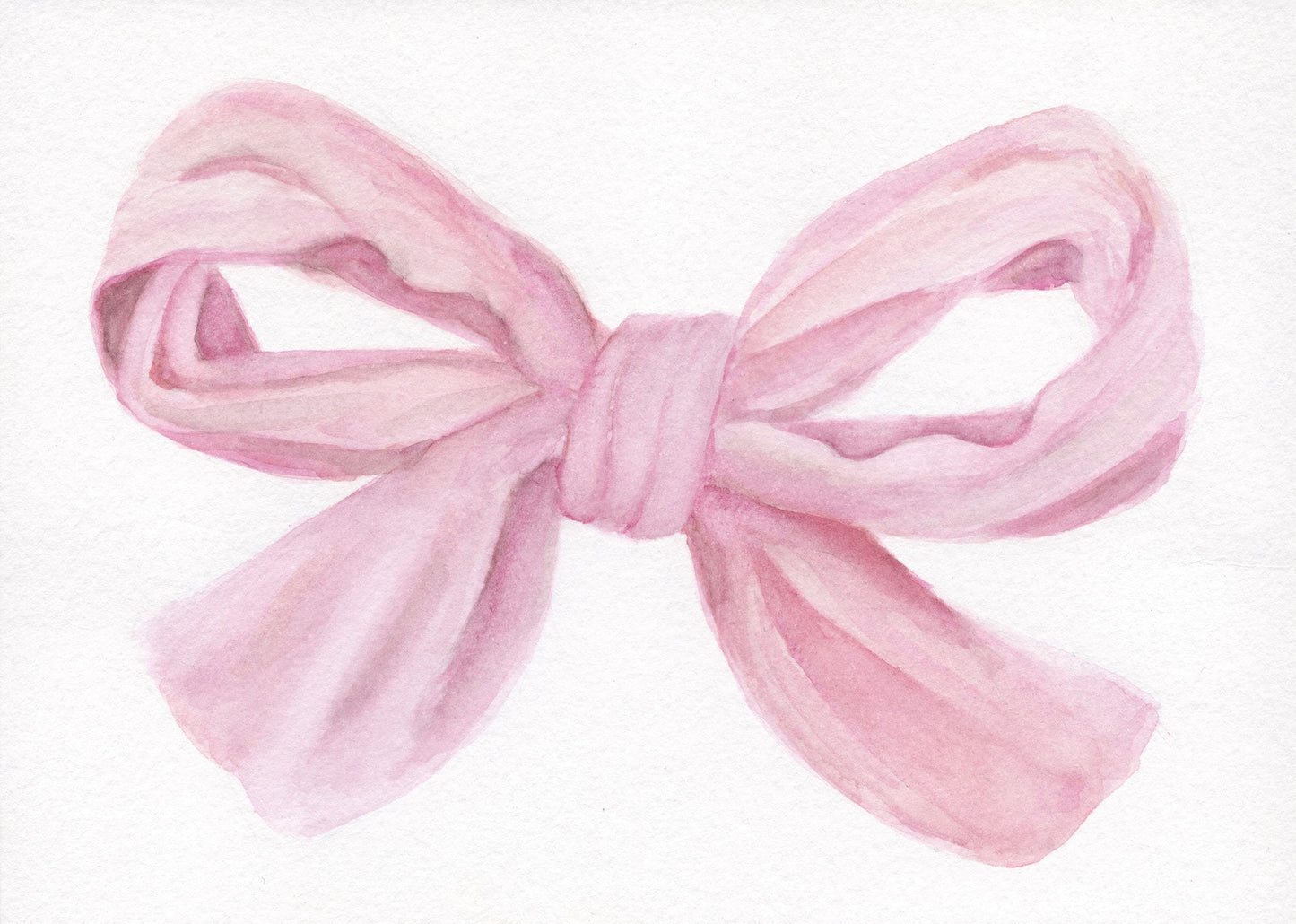 "Circadian Carnation" | 5inx7in Original Bow Painting