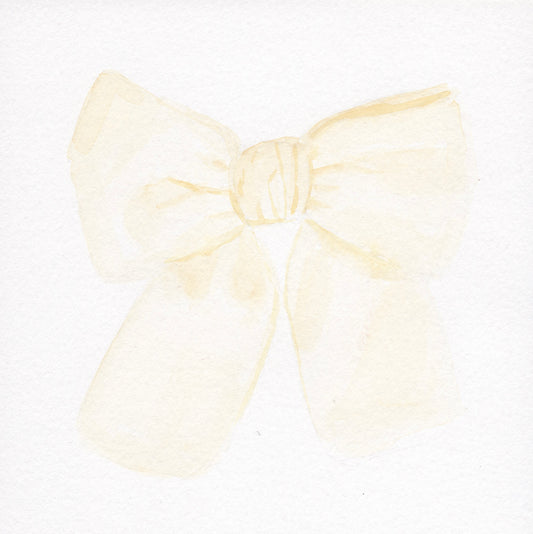 "Lingering Light" | 5inx5in Original Bow Painting