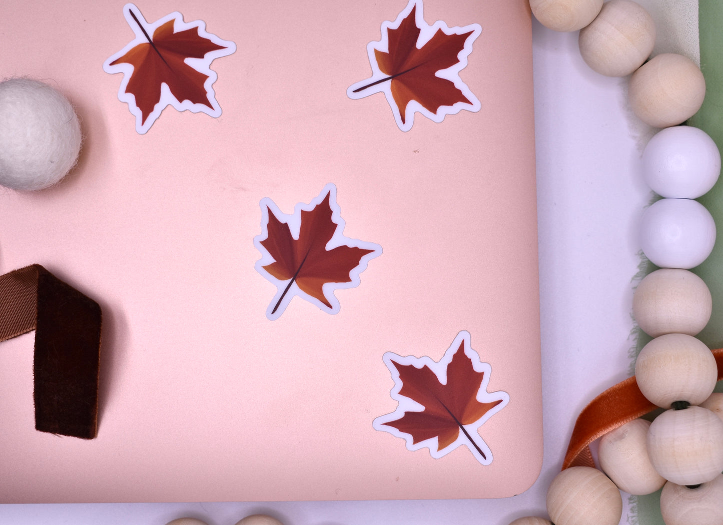 Autumn Leaf Sticker, 1.33x1.5in