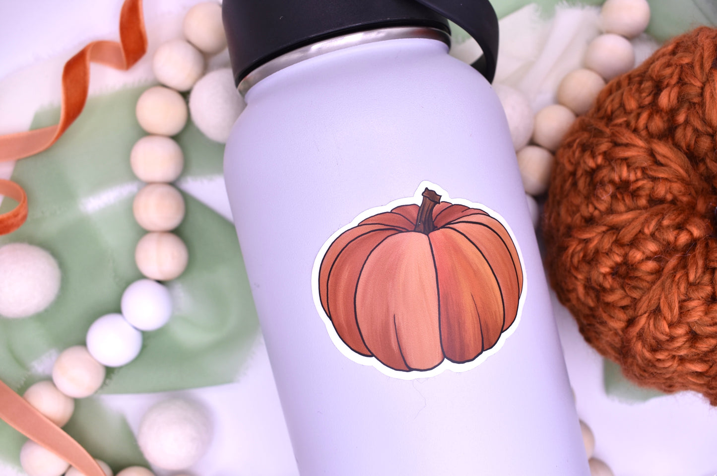Big Pumpkin Sticker, 2.54x2in