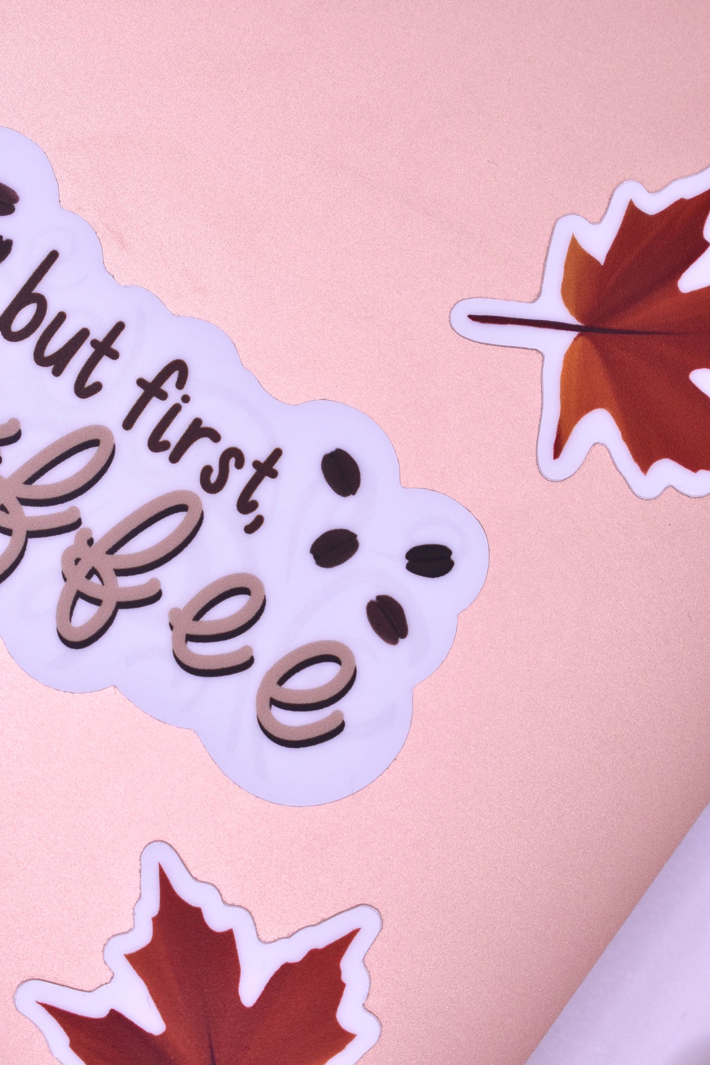 But First Coffee Sticker, 3x1.58in