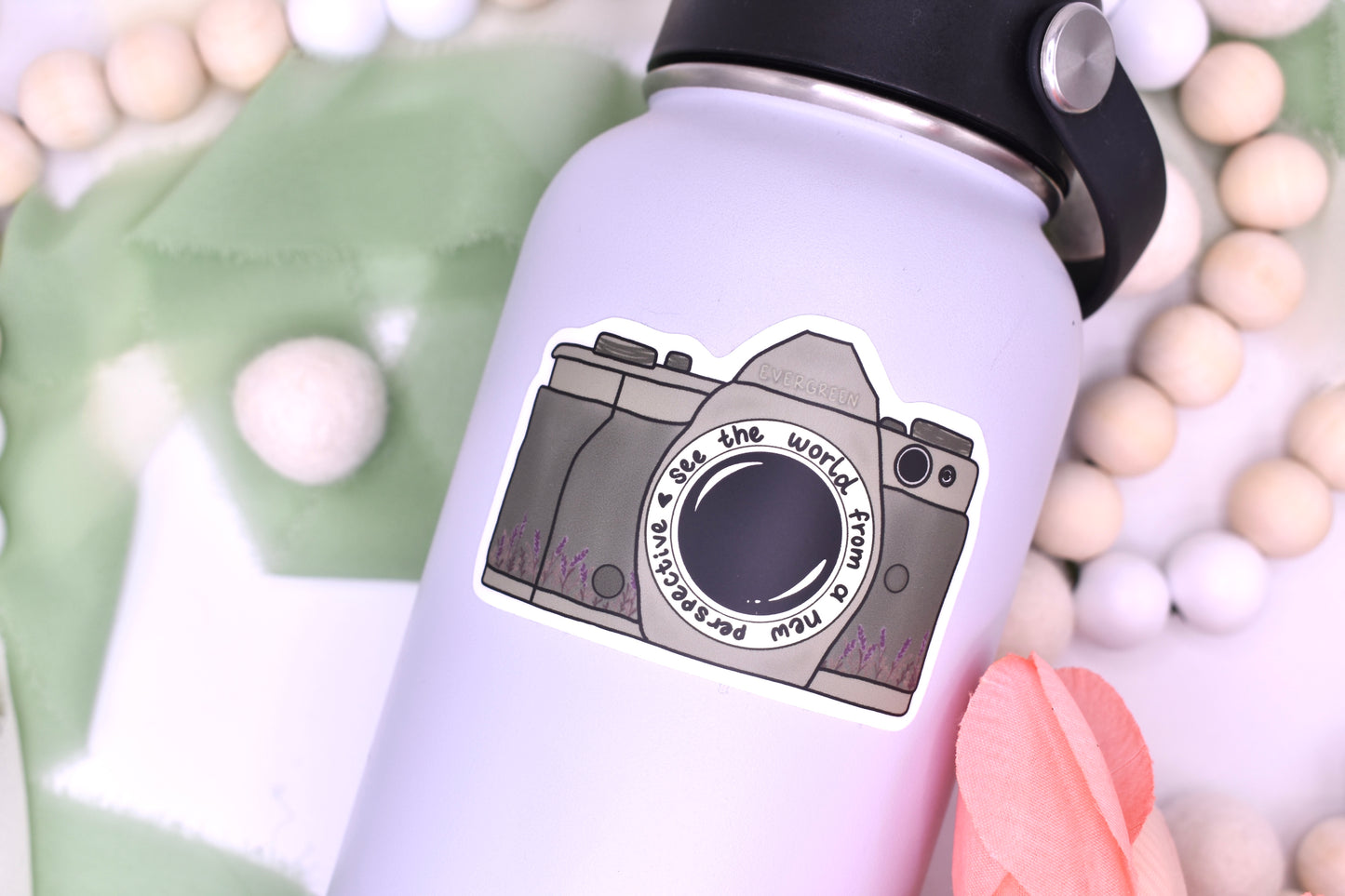 Camera Sticker, 3x2.08in