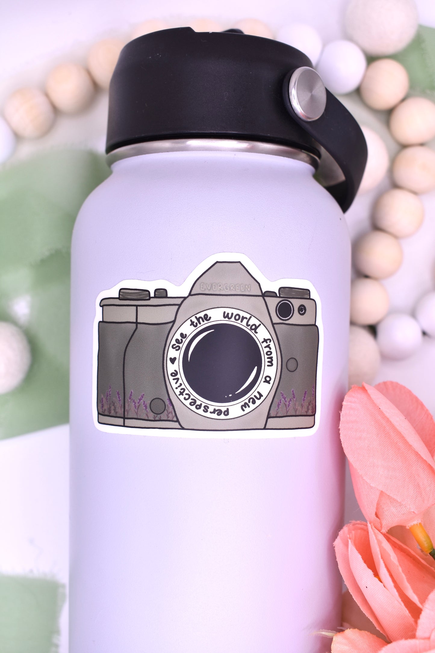 Camera Sticker, 3x2.08in
