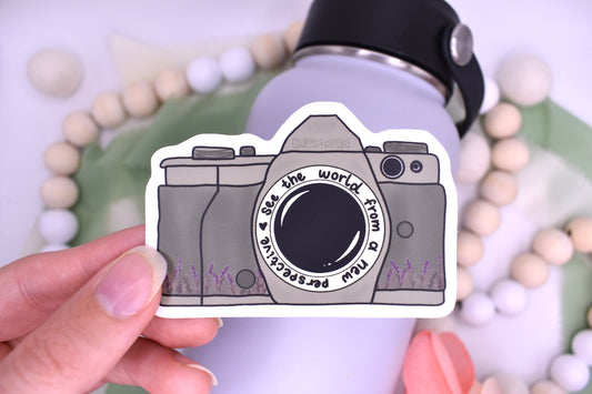 Camera Sticker, 3x2.08in
