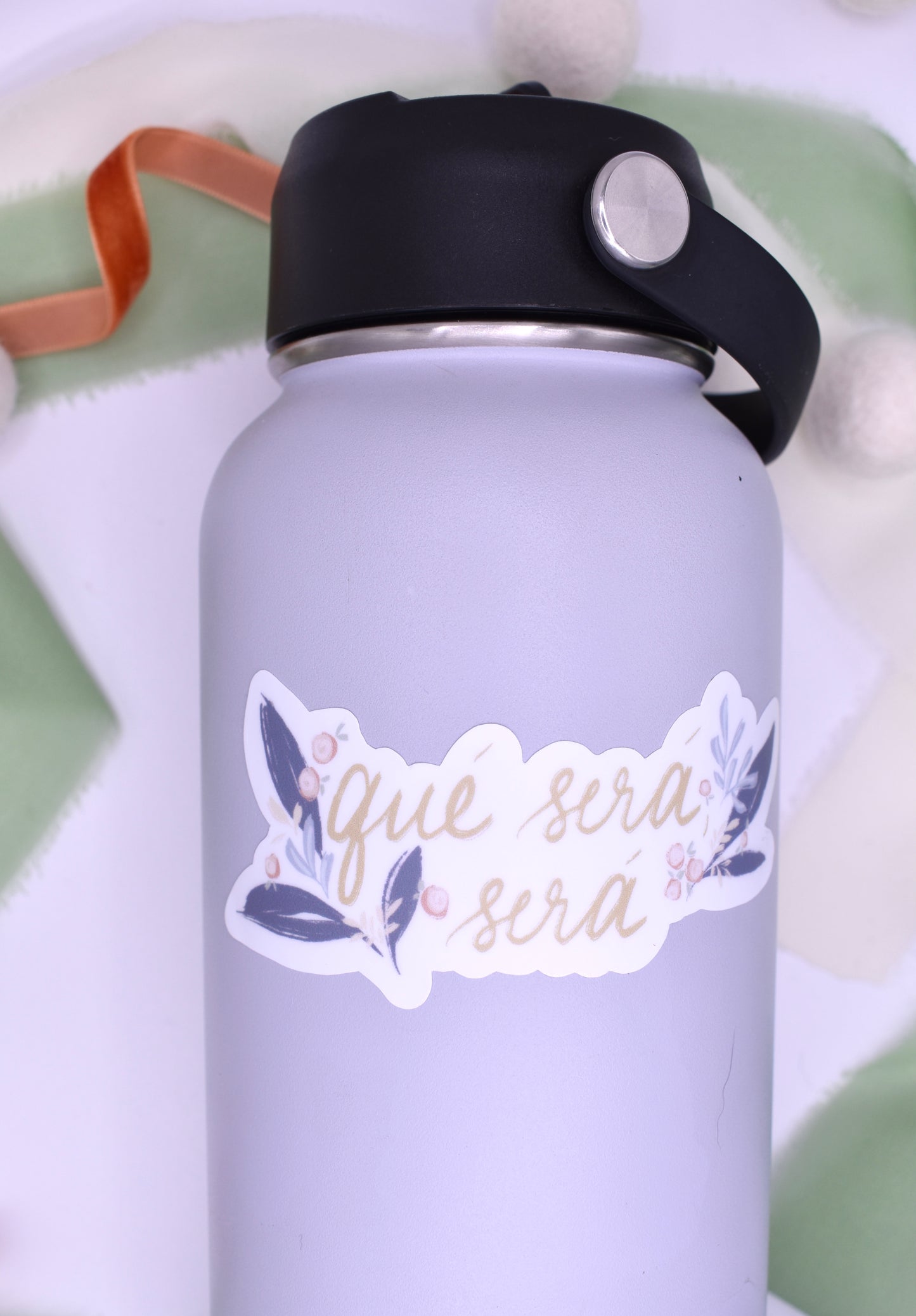 Que Sera Sera Sticker, 4x1.78in