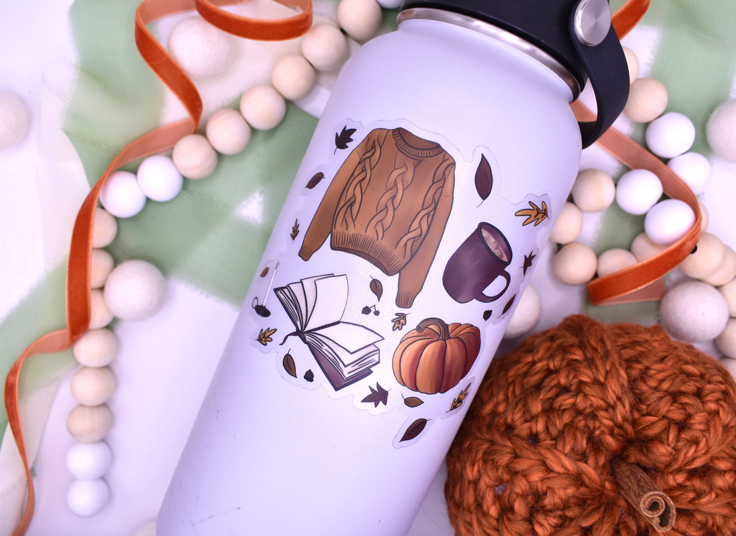 Fall Favorites Sticker, 4x3.69in