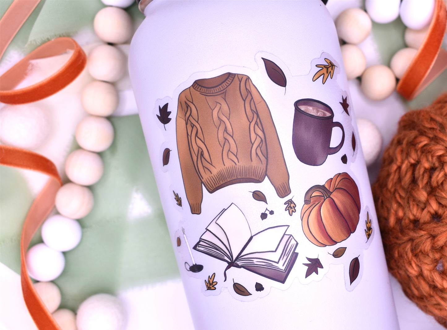 Fall Favorites Sticker, 4x3.69in