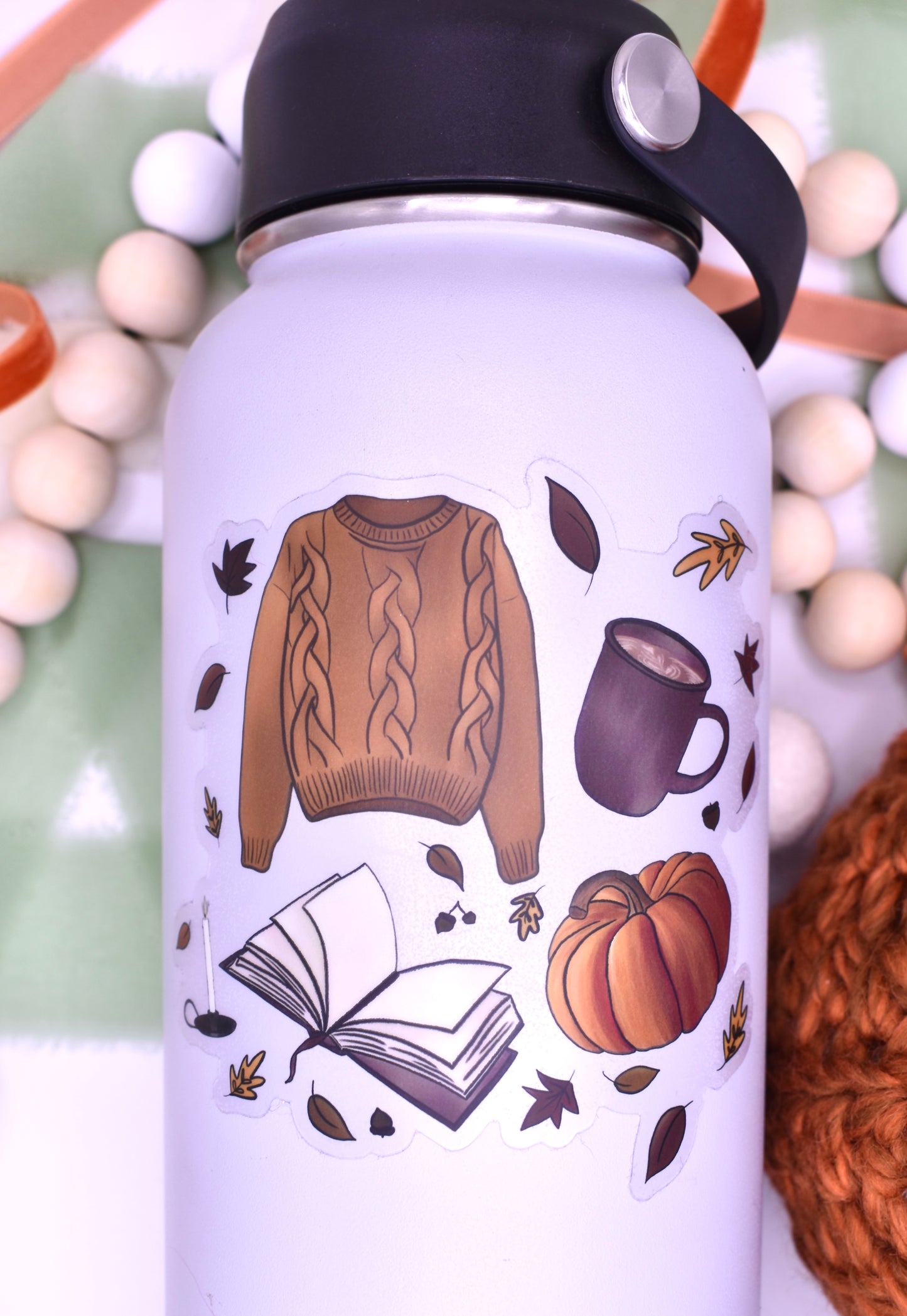 Fall Favorites Sticker, 4x3.69in