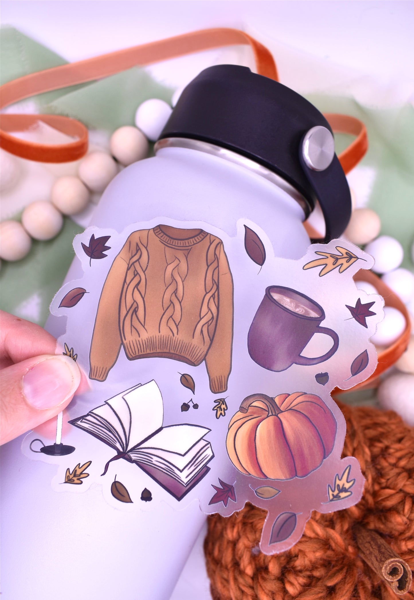 Fall Favorites Sticker, 4x3.69in