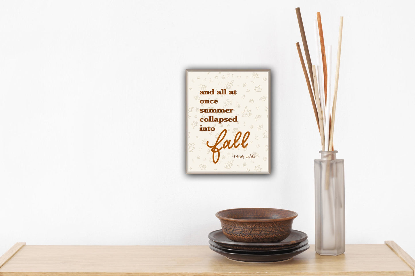 Fall Quote Art Print