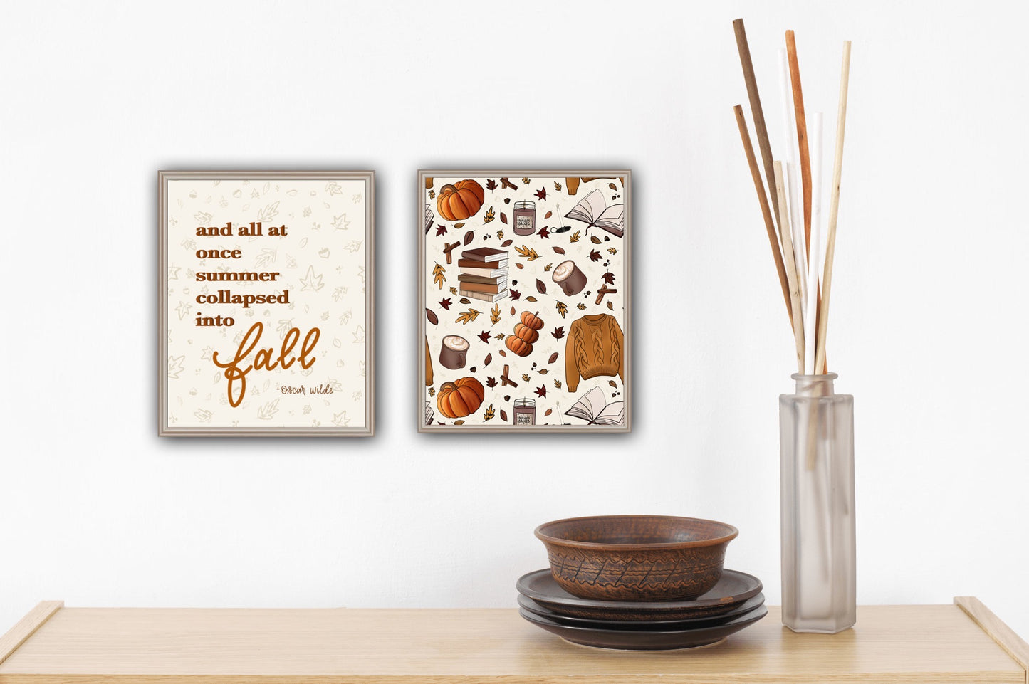 Autumnal Aesthetic Art Print