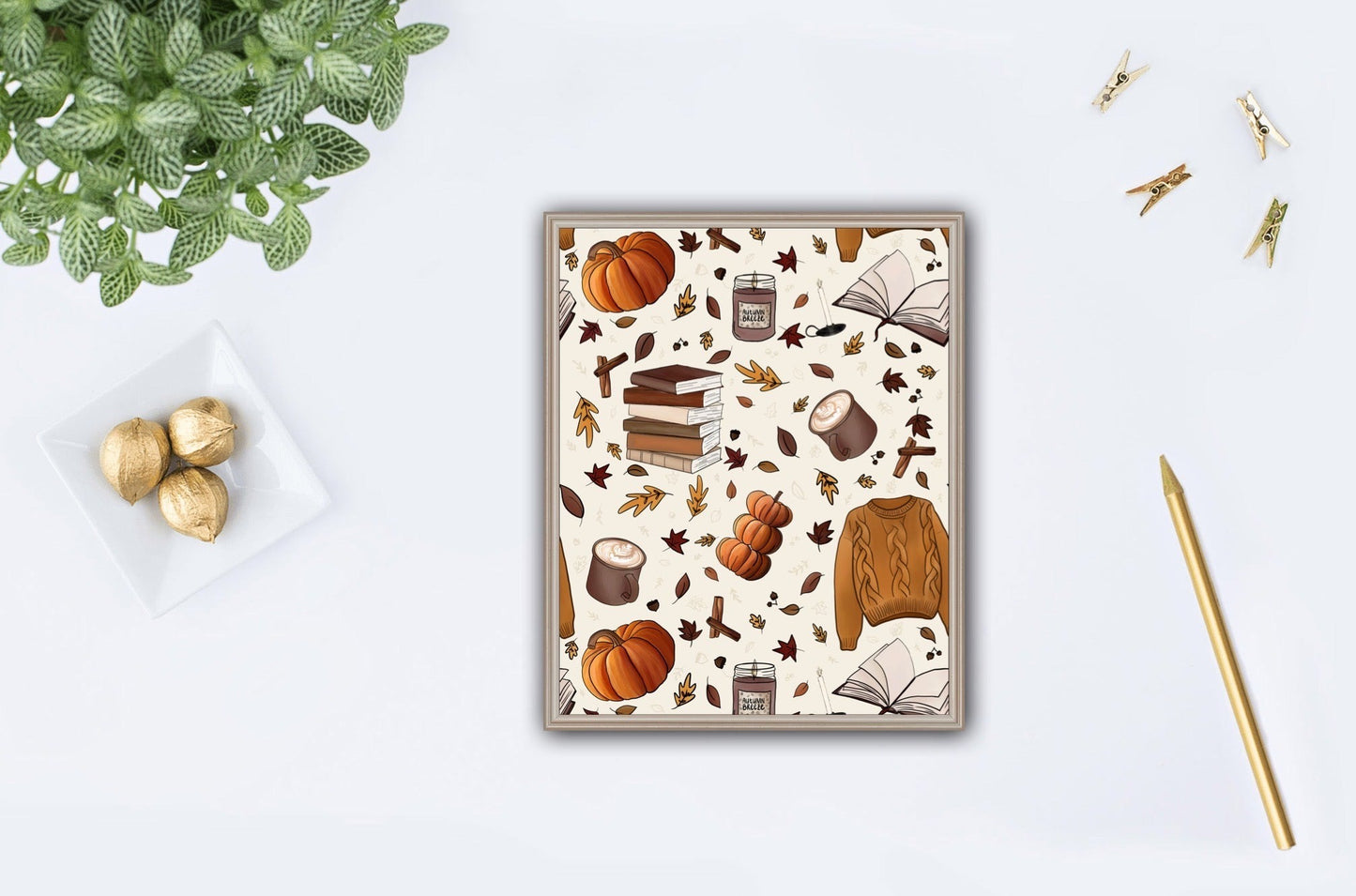 Autumnal Aesthetic Art Print