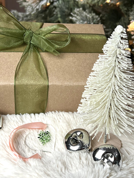 Mistletoe Kiss No. 3 - Original Acrylic Christmas Ornament