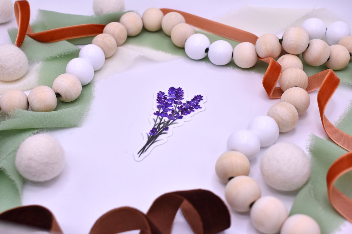 Lavender Sticker, 1.53x3in