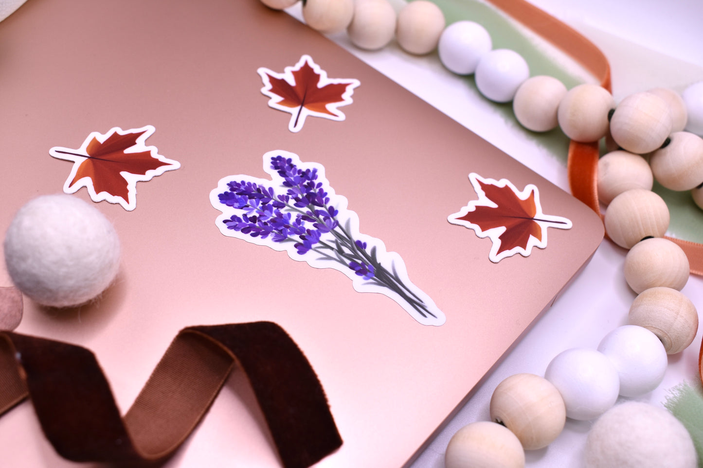 Lavender Sticker, 1.53x3in