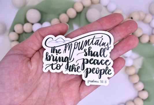 Mountain Psalm Magnet, 3x2.88in