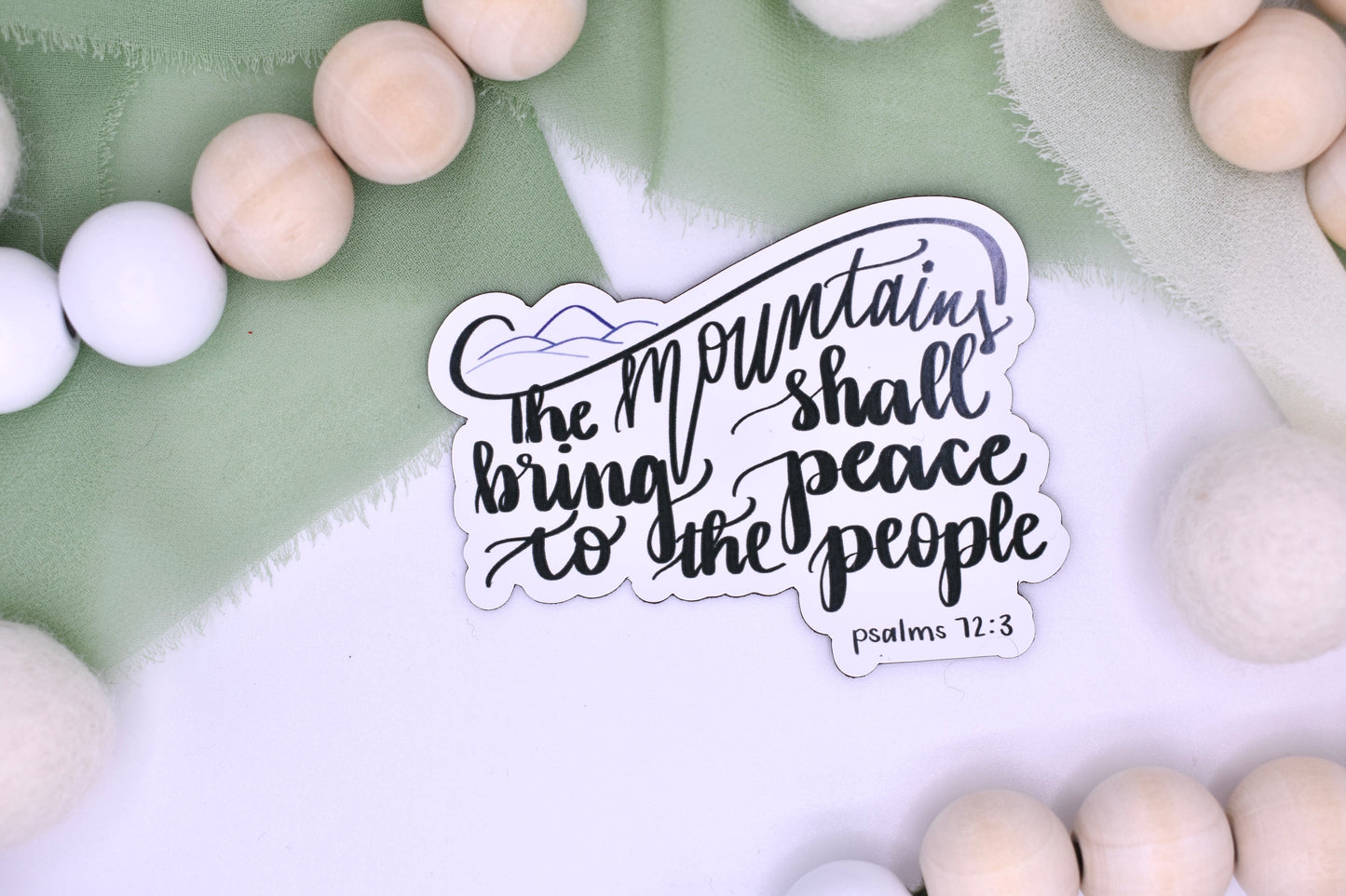 Mountain Psalm Magnet, 3x2.88in