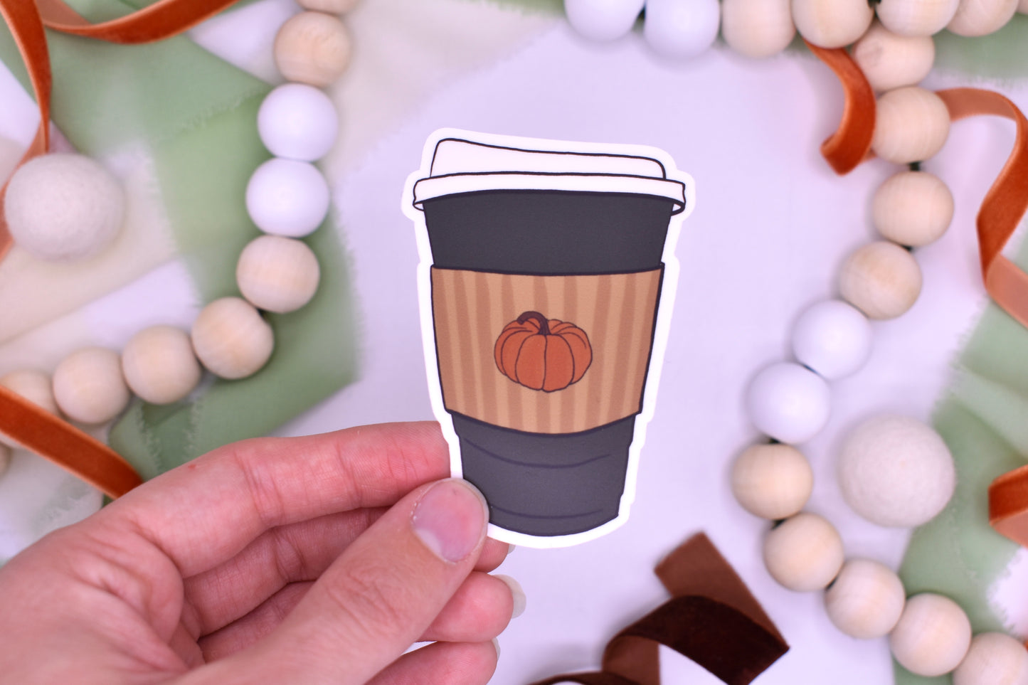 PSL Coffee Sticker, 2.12x3in