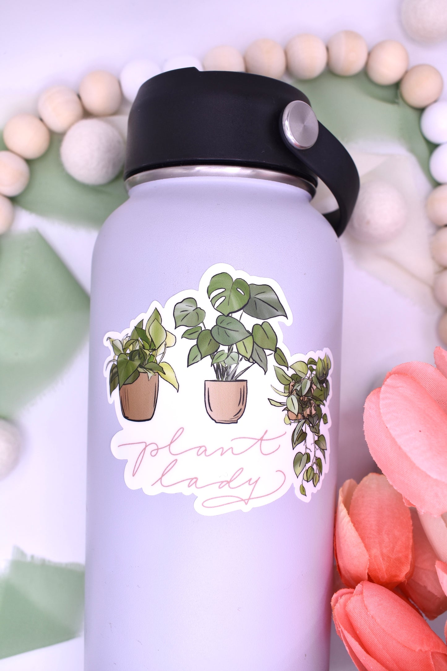 Plant Lady Sticker, 3.5x2.97in