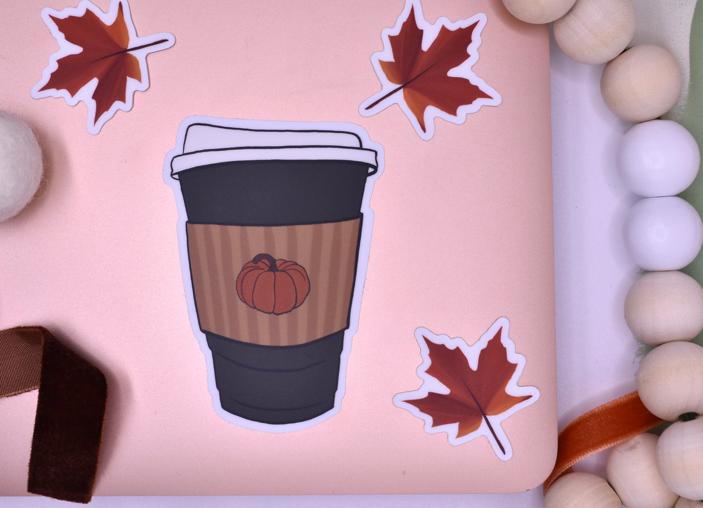 PSL Coffee Sticker, 2.12x3in