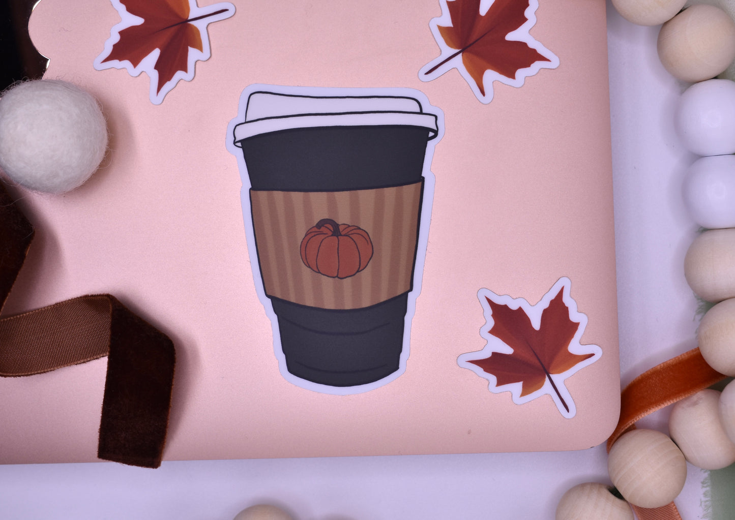 PSL Coffee Sticker, 2.12x3in