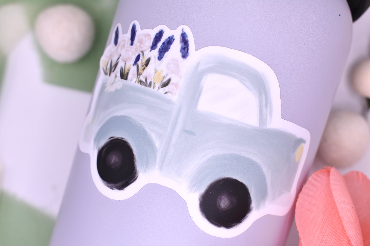 Spring Truck Sticker, 4x2.48in