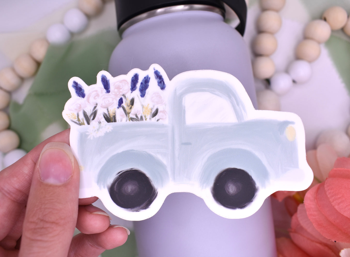 Spring Truck Sticker, 4x2.48in