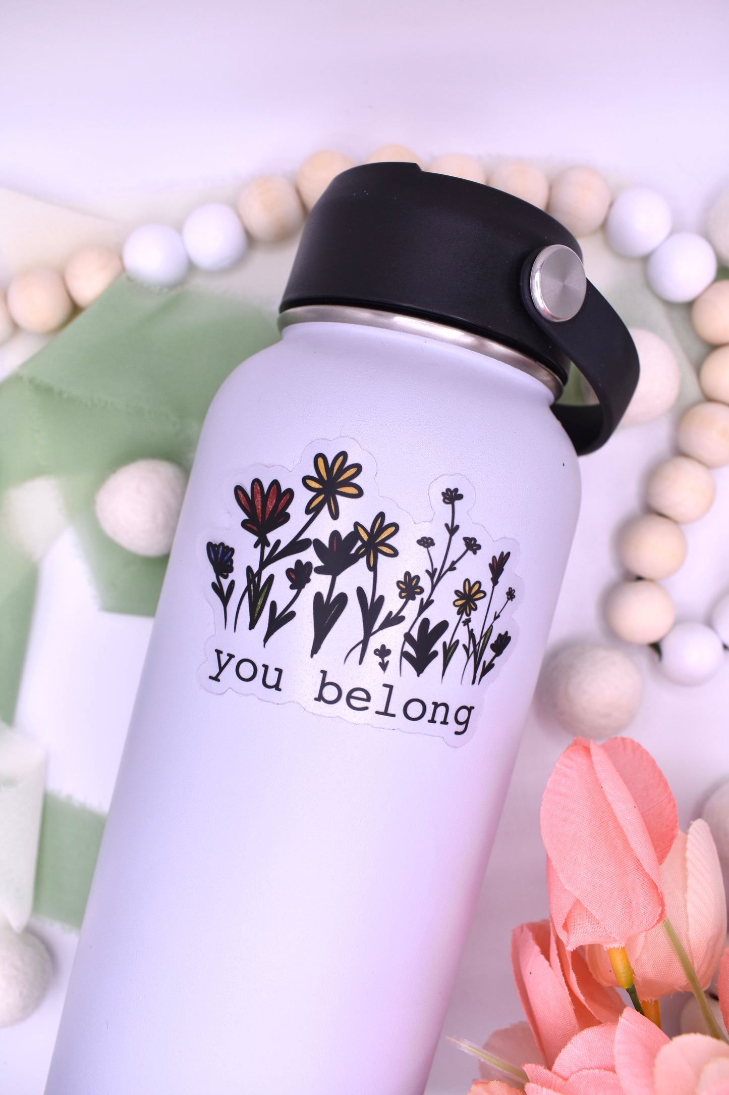 You Belong Sticker, 3x2.16in