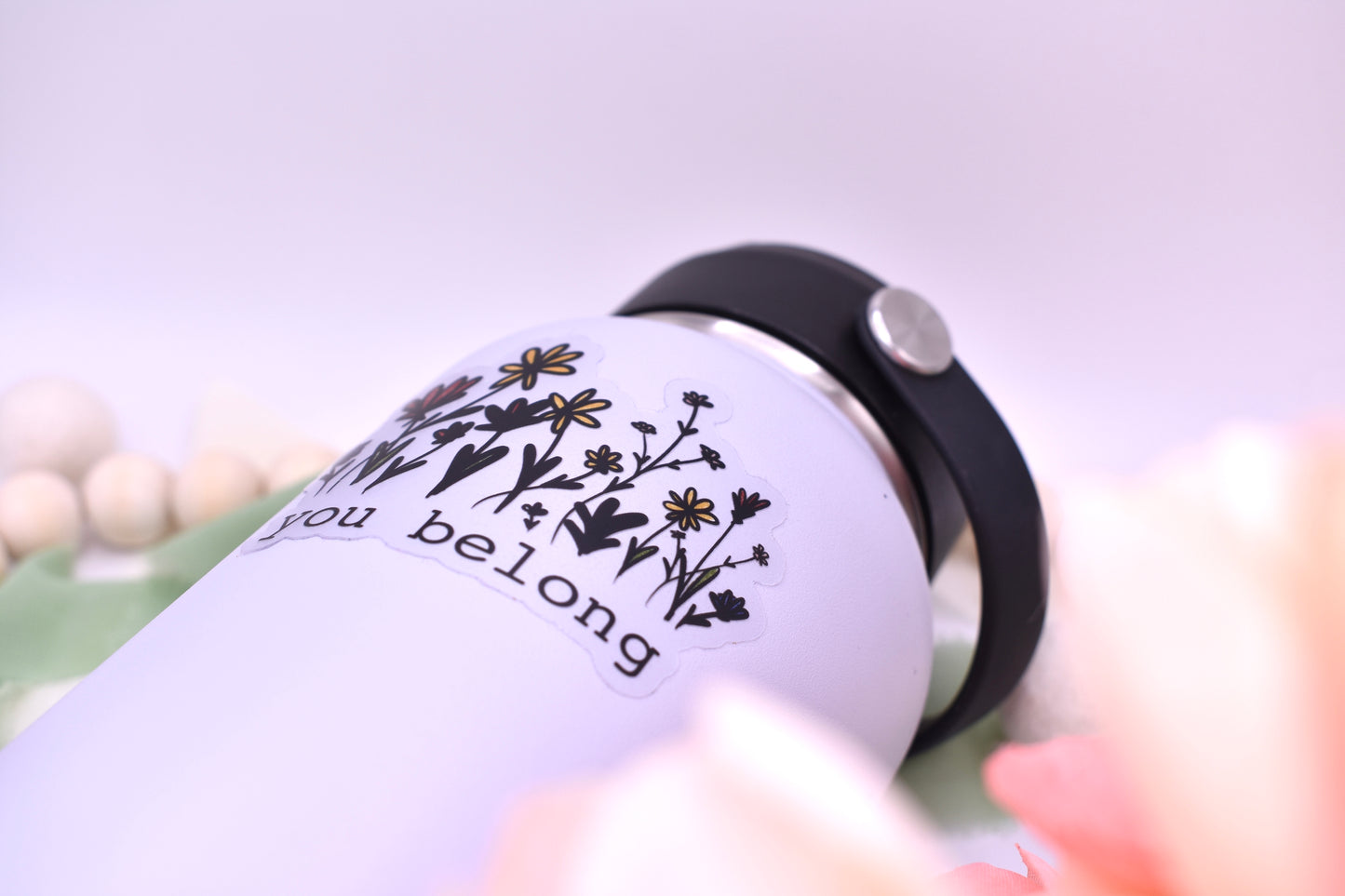 You Belong Sticker, 3x2.16in